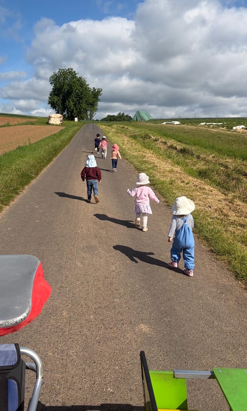 Kinder unterwegs in der Natur